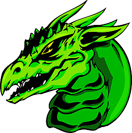 綠色恐龍花紋圖案