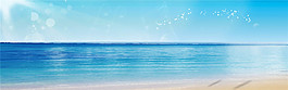 碧海藍天海報banner圖片
