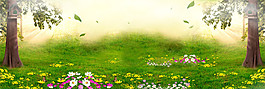 淘寶電商春季夏季春天海報(bào)banner圖片