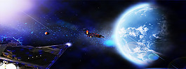 宇宙星空背景圖