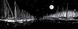 黑色夜晚背景图