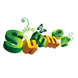 summer藝術字