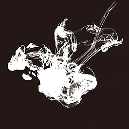 白色煙霧