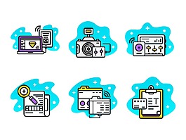 icons 辦公圖標