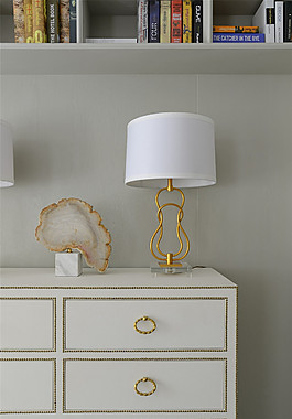 美式書房軟裝效果圖