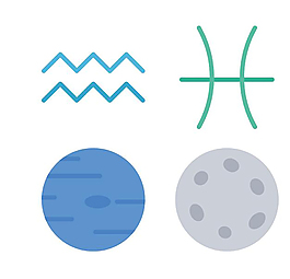 空間科學(xué)ICON圖標(biāo)標(biāo)志圖片