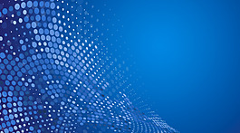 藍(lán)色科技商務(wù)名片背景