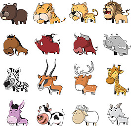 手繪動物插畫