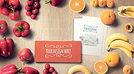 水果蔬菜美食時尚海報