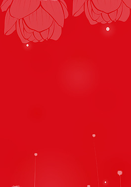 大紅色蓮花背景EPS