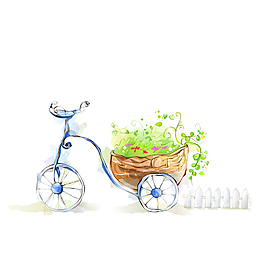 自行車花盆