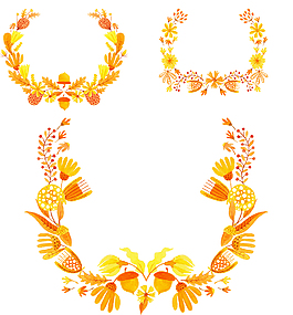 唯美花卉花環(huán)