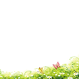 草叢花朵