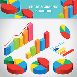 数据信息图表图形矢量素材