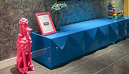 混搭創(chuàng)意藍(lán)色電視柜設(shè)計(jì)圖