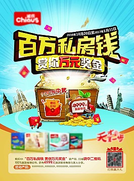促銷產品活動海報