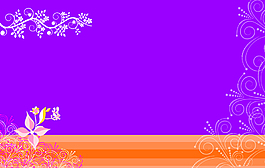 紫色花紋底背景EPS