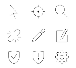 线性商务icon图标素材