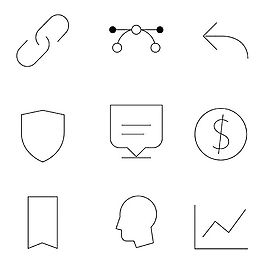 线性商务图标icon