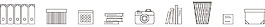 可愛手繪辦公室圖標(biāo)