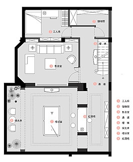 簡約家居裝修平面圖
