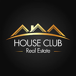 卡通房子logo設計圖片