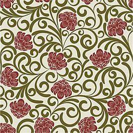 精美花卉花紋矢量素材下載