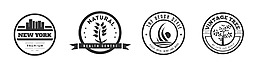 復(fù)古LOGO設(shè)計元素
