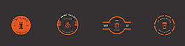 勛章圖標復古LOGO