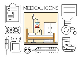 醫(yī)療工具圖標(biāo)ICONS