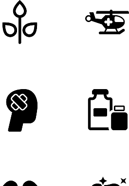 科學(xué)醫(yī)療類(lèi)圖標(biāo)黑色簡(jiǎn)約圖標(biāo)矢量圖源文件