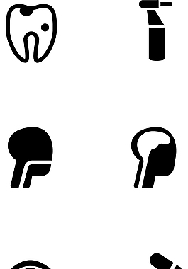 科學(xué)醫(yī)療類(lèi)圖標(biāo)黑色簡(jiǎn)約圖標(biāo)矢量圖源文件