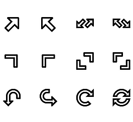 ICON箭頭圖標(biāo)圖片