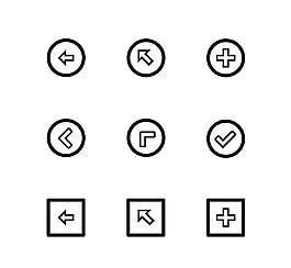 箭頭icon圖標素材