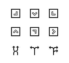 箭頭ICON圖標(biāo)標(biāo)志圖片