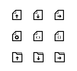 商务办公icon图标素材