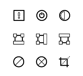 icons 線條圖標(biāo)