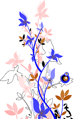 花藤裝飾圖案素材