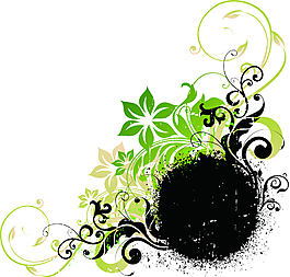 植物花藤元素圖案設(shè)計(jì)