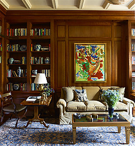 法式豪華書房設計圖