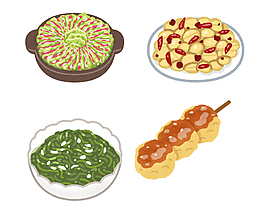 可愛卡通美食
