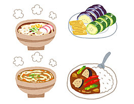 手繪食物元素