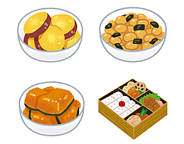 卡通化食物美食