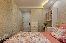 美式臥室背景墻設(shè)計(jì)圖