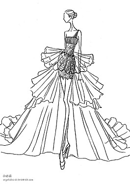 長(zhǎng)裙禮服設(shè)計(jì)圖