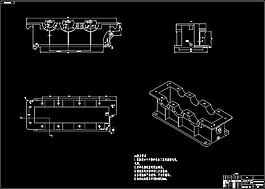 减速机箱体三视图