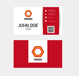紅色商務(wù)企業(yè)名片