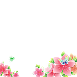 粉色花朵