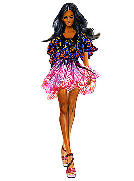 休閑連衣裙設(shè)計(jì)圖