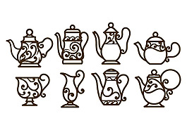 創(chuàng)意手繪茶壺
